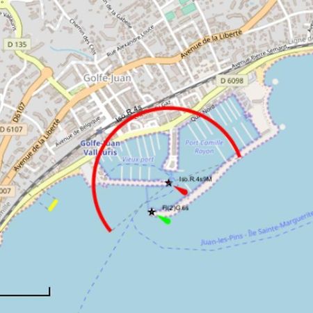 F2 Climatise A Golfe -Juan En Front De Mer Et Piscine Vallauris Kültér fotó